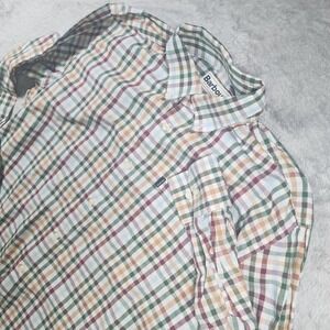 Barbour Shirt Mens Large Multicolor Plaid Long Sleeve Regular Fit Button Down